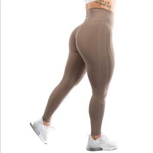 NEW Intensity Divide Leggings- Taupe